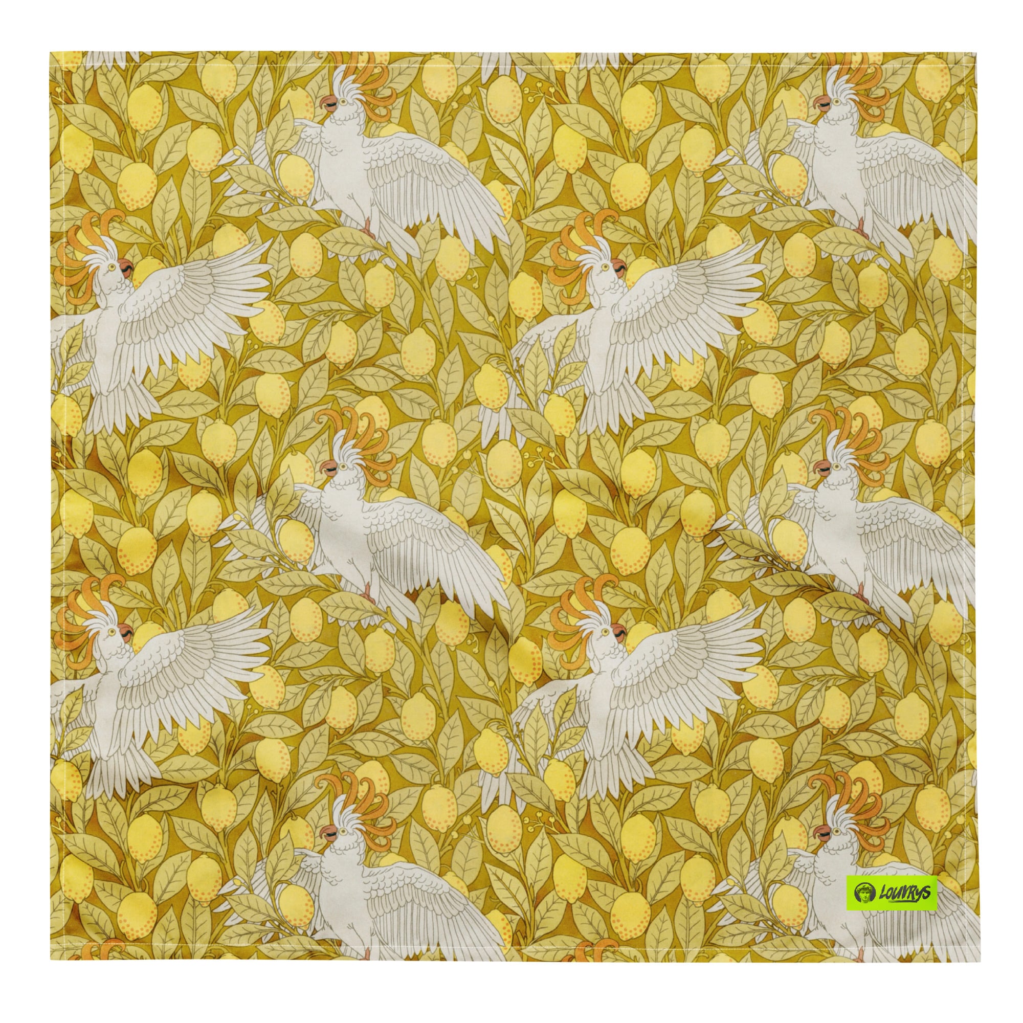 Lemon Cockatoos Bandana