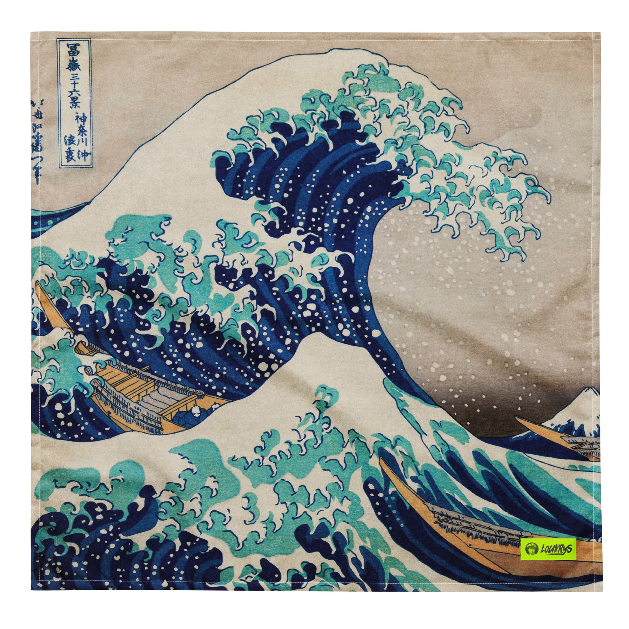 Kanagawa Wave Bandana