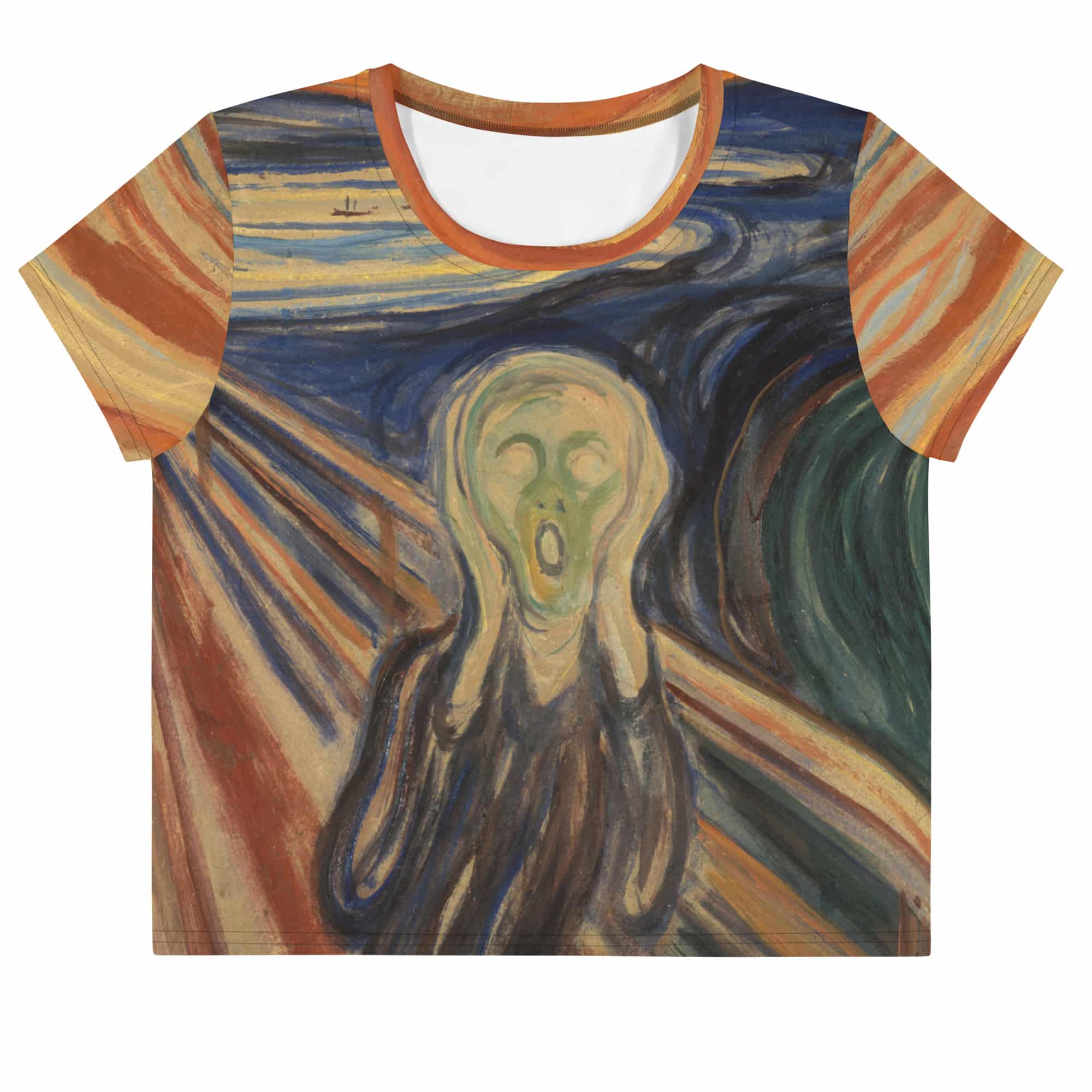 The Scream Crop Tee Women