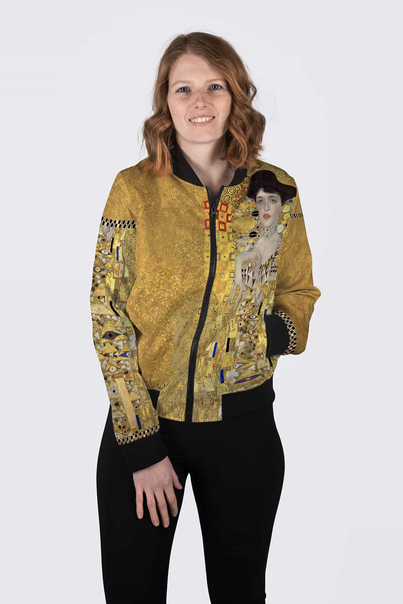 Golden Adele Bomber Jacket Women