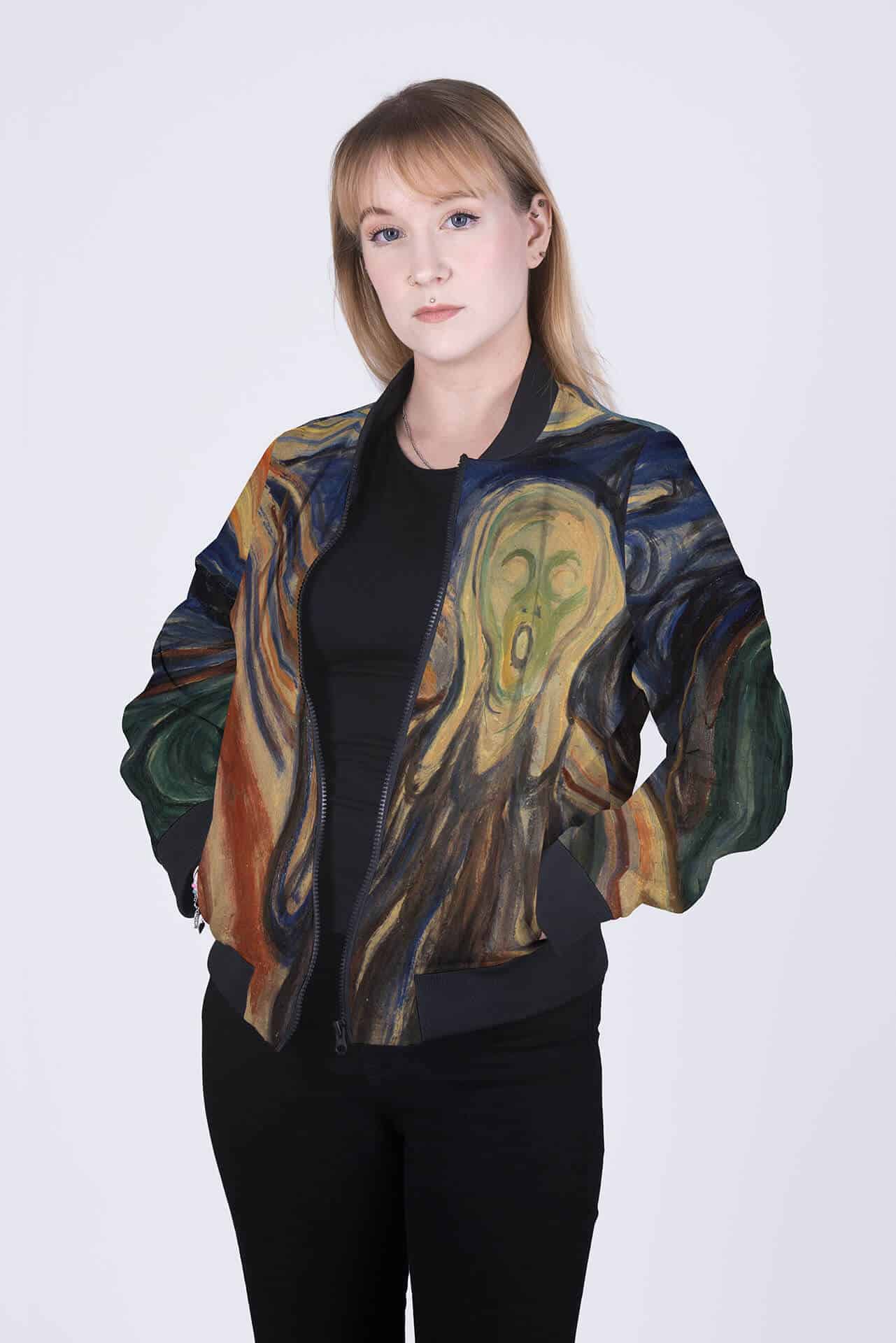 The Scream Bomber Jacket Women